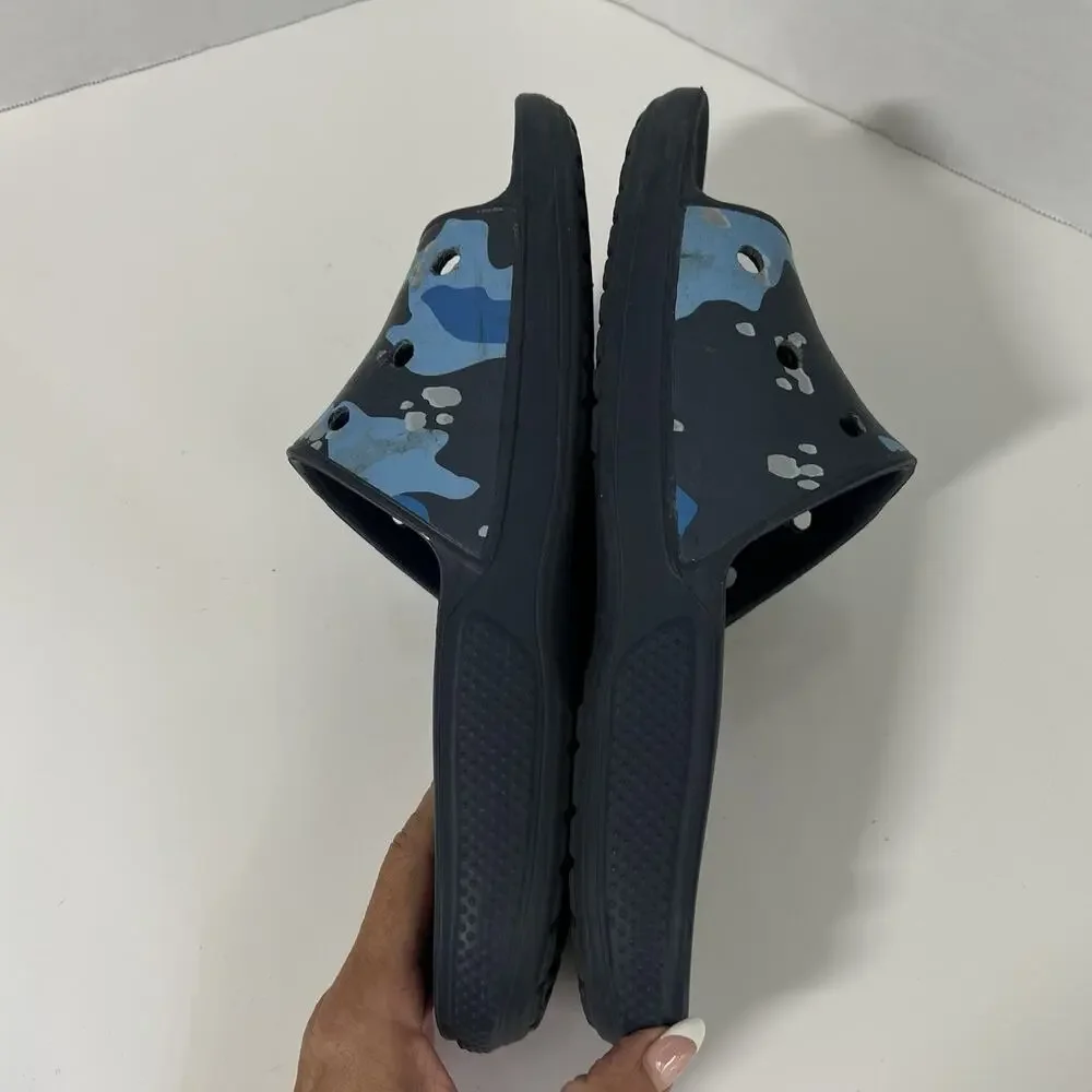 CROCS Classic Slide Blue Camouflage M10 W12
